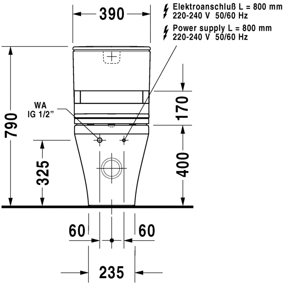 Slika od DuraStyle Toilet close-coupled