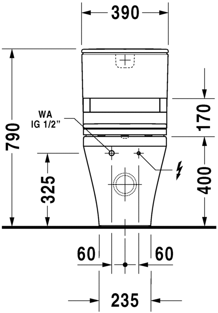 Slika od DuraStyle Toilet close-coupled