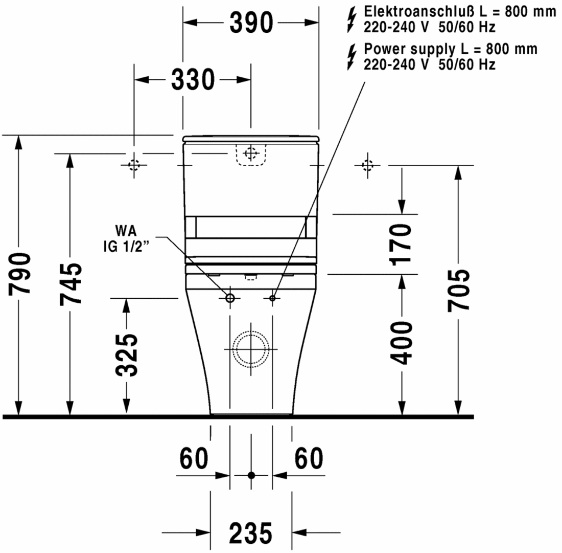 Slika od DuraStyle Toilet close-coupled