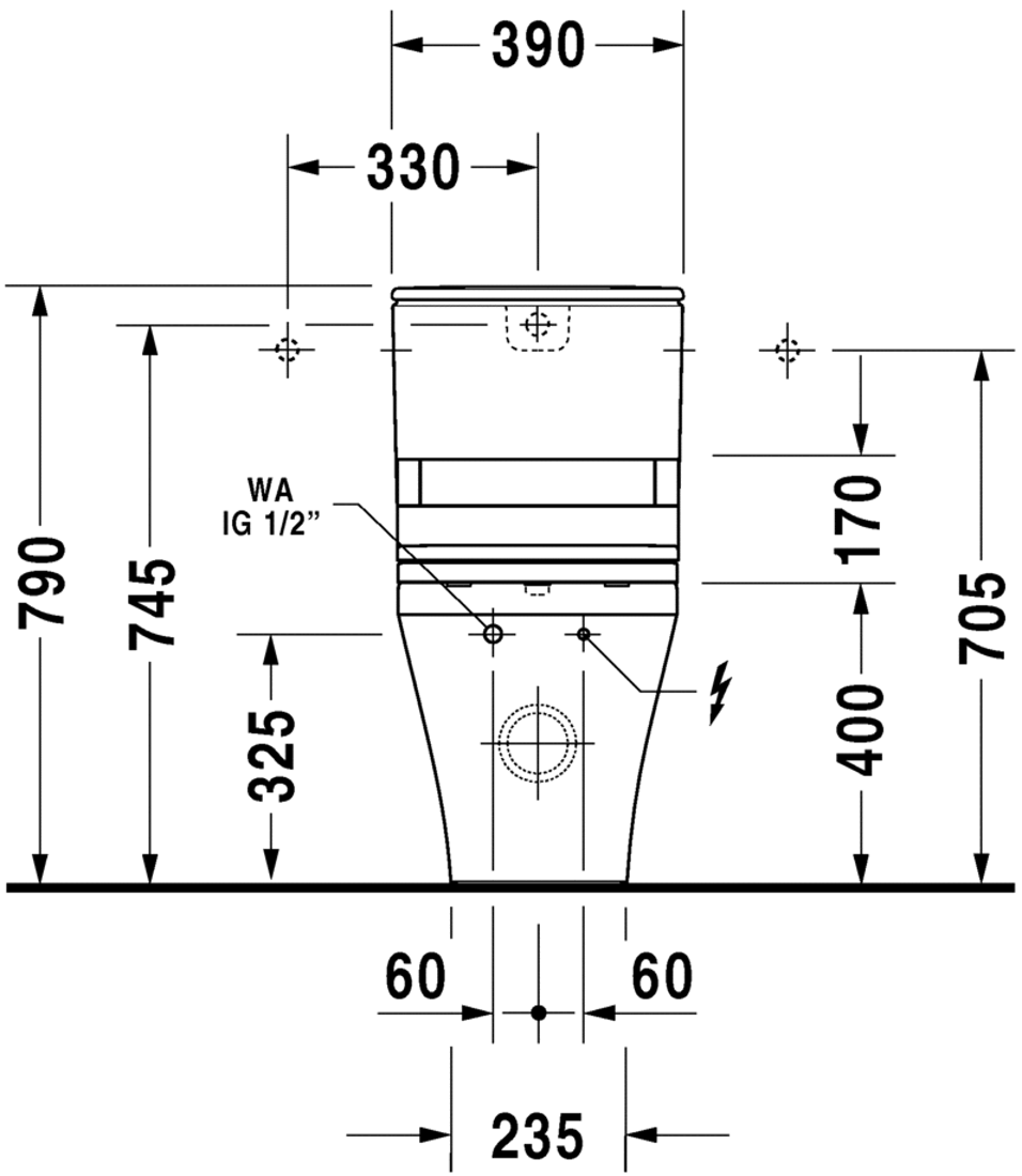 Slika od DuraStyle Toilet close-coupled