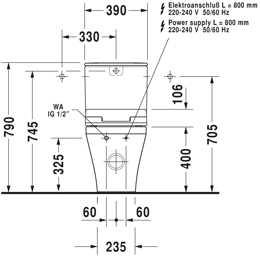 Slika od DuraStyle Toilet close-coupled