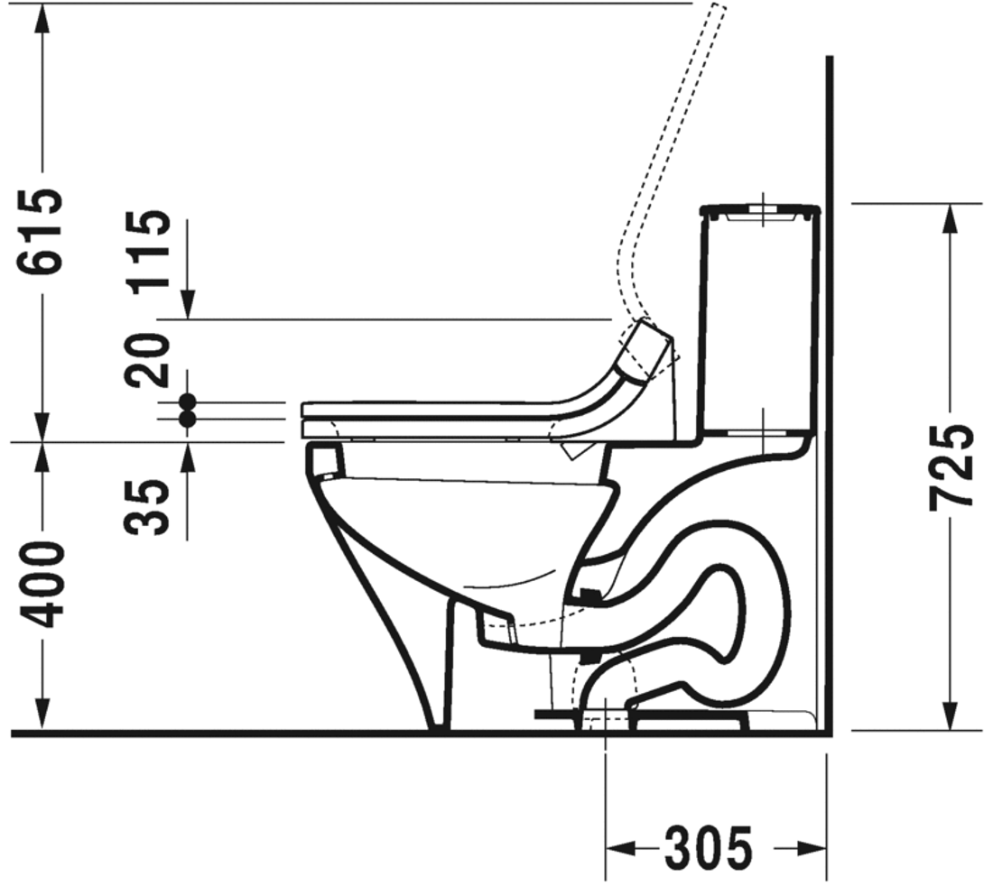 Slika od DuraStyle One-piece toilet