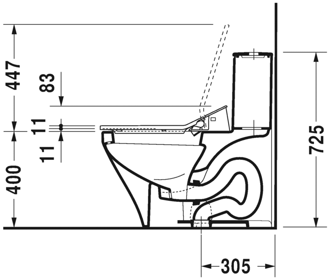 Slika od DuraStyle One-piece toilet