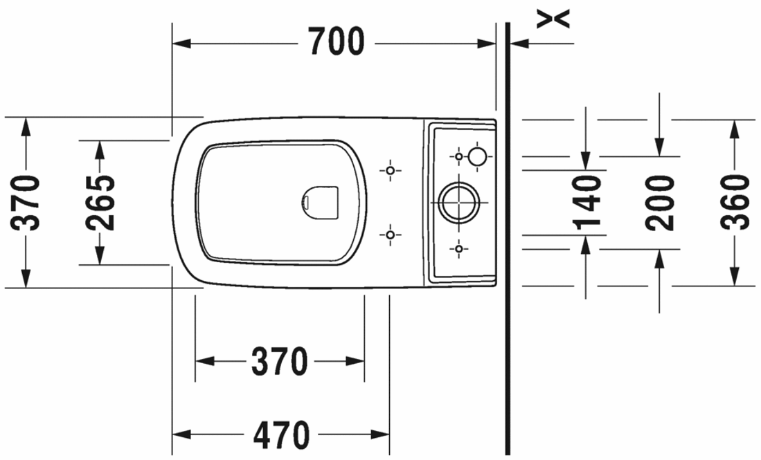 Slika od DuraStyle Two-piece toilet