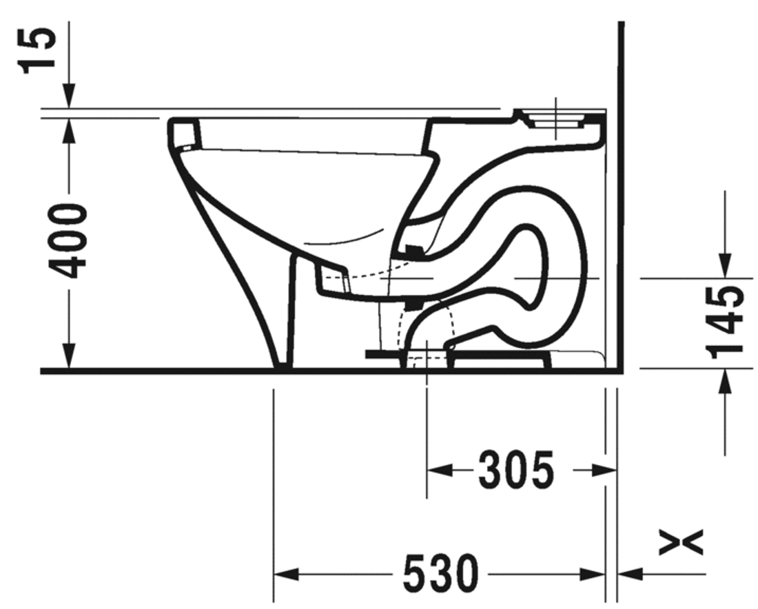 Slika od DuraStyle Two-piece toilet