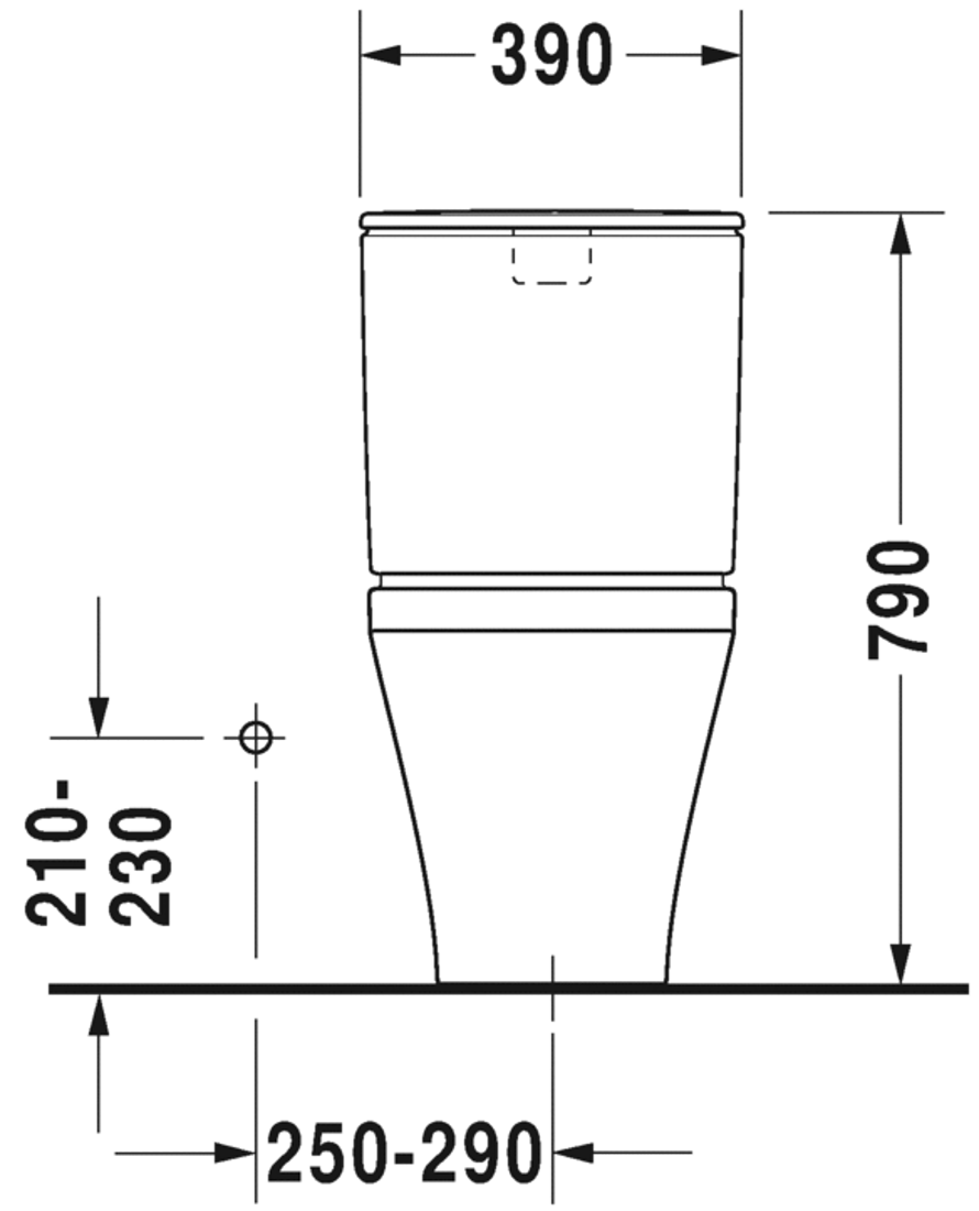 Slika od DuraStyle Two-piece toilet