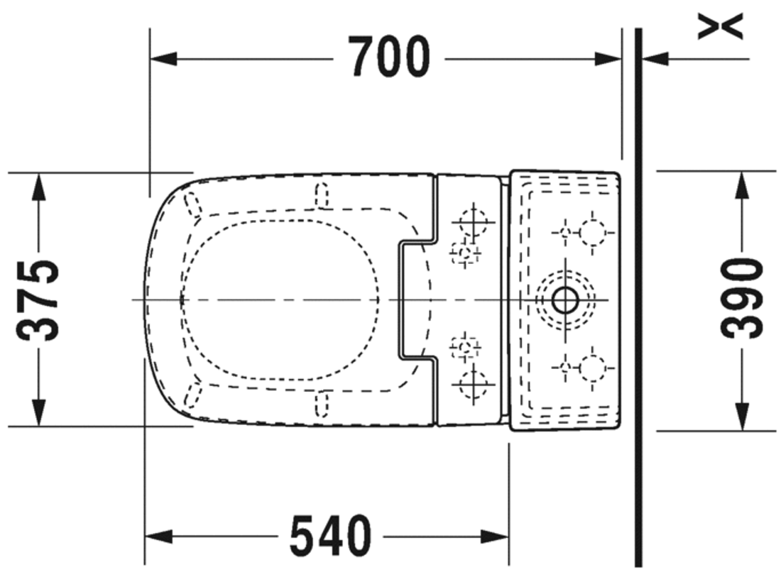 Slika od DuraStyle Two-piece toilet