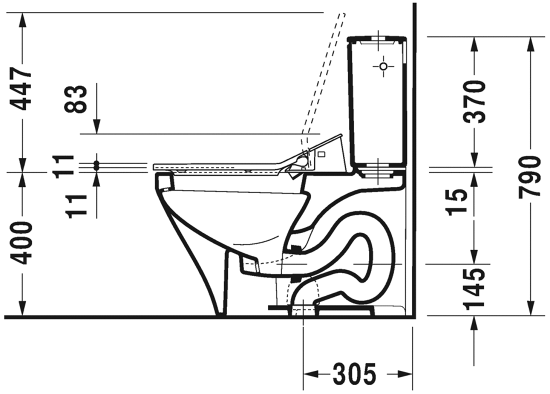 Slika od DuraStyle Two-piece toilet