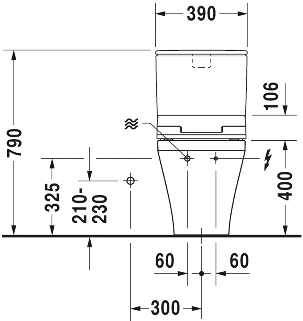 Slika od DuraStyle Two-piece toilet