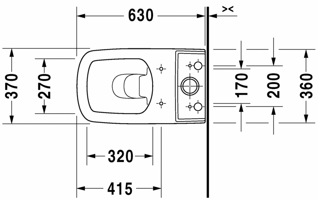 Slika od DuraStyle Toilet close-coupled