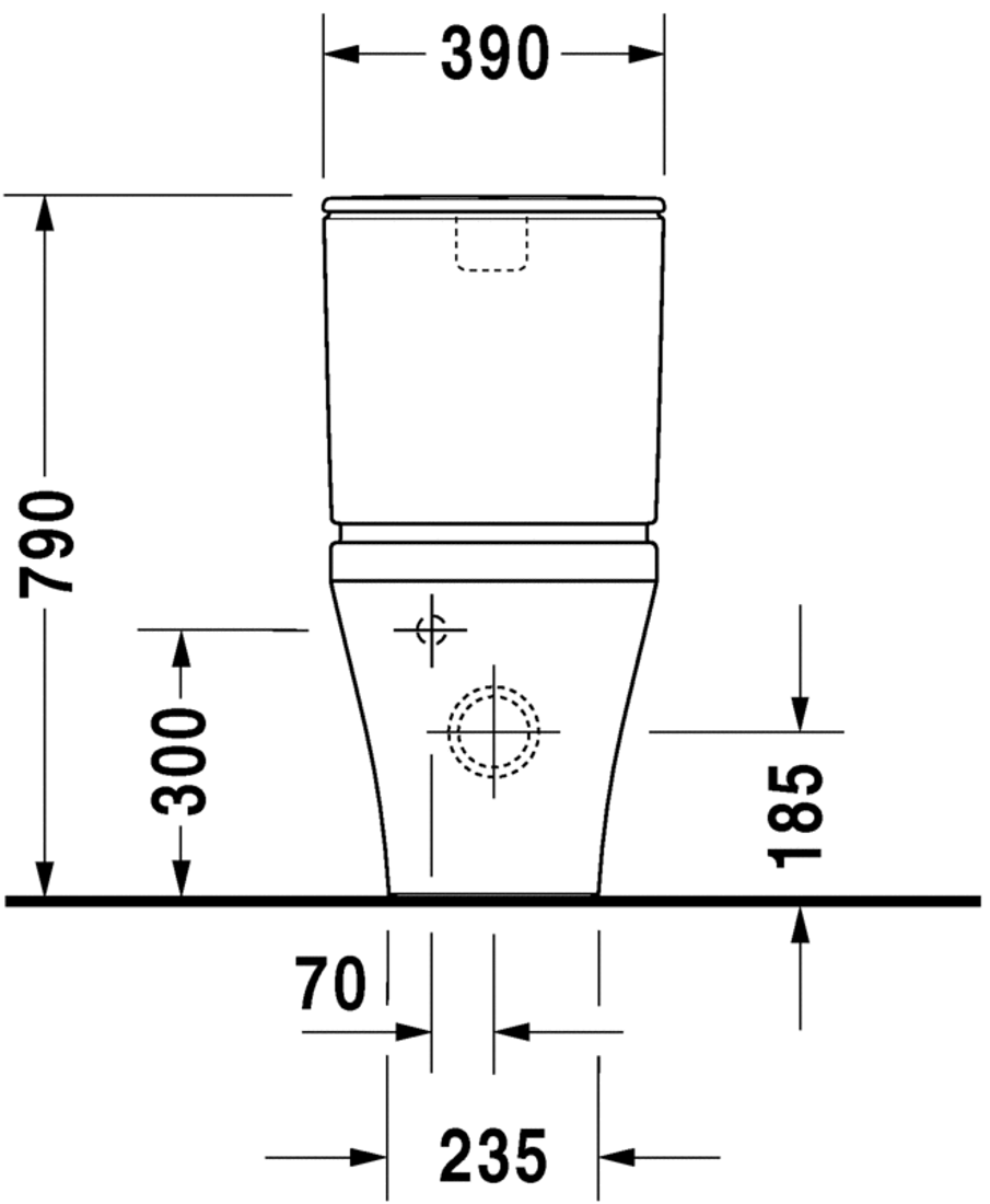 Slika od DuraStyle Toilet close-coupled