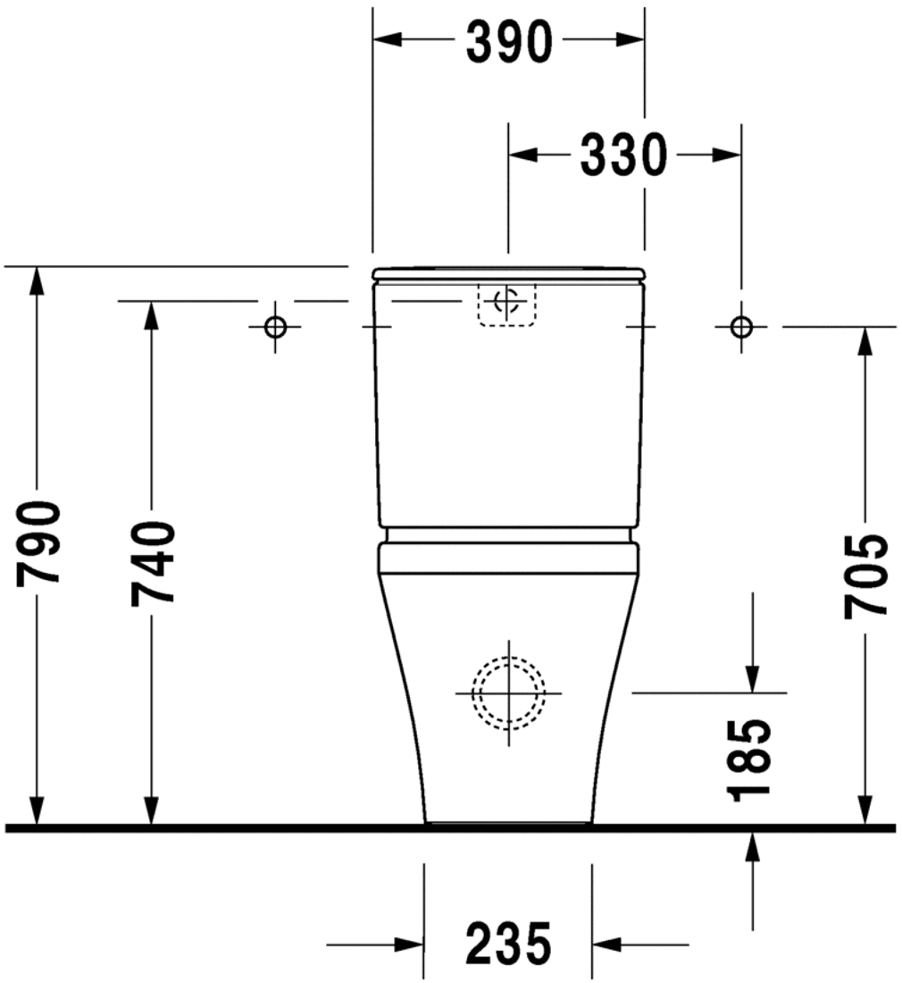 Slika od DuraStyle Toilet close-coupled