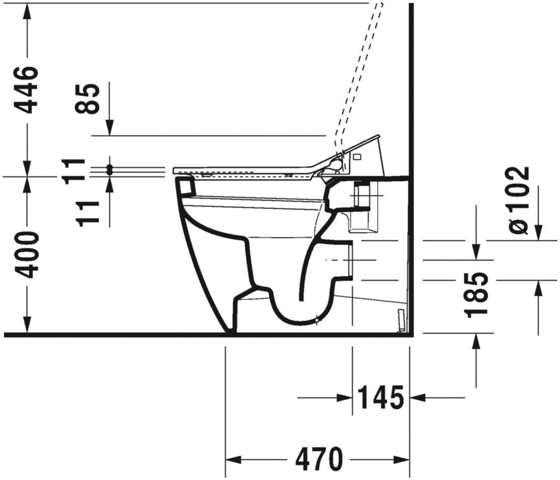 Slika od ME by Starck Toilet floor standing