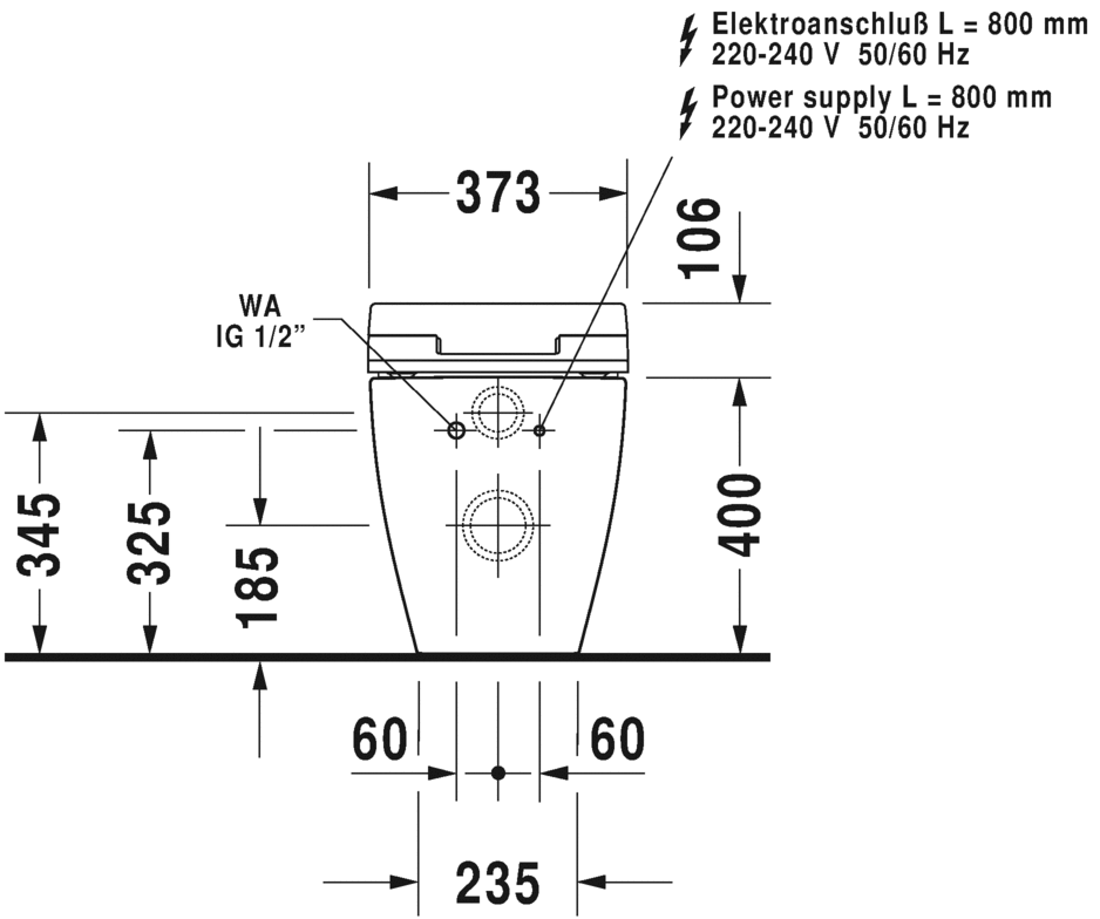 Slika od ME by Starck Toilet floor standing