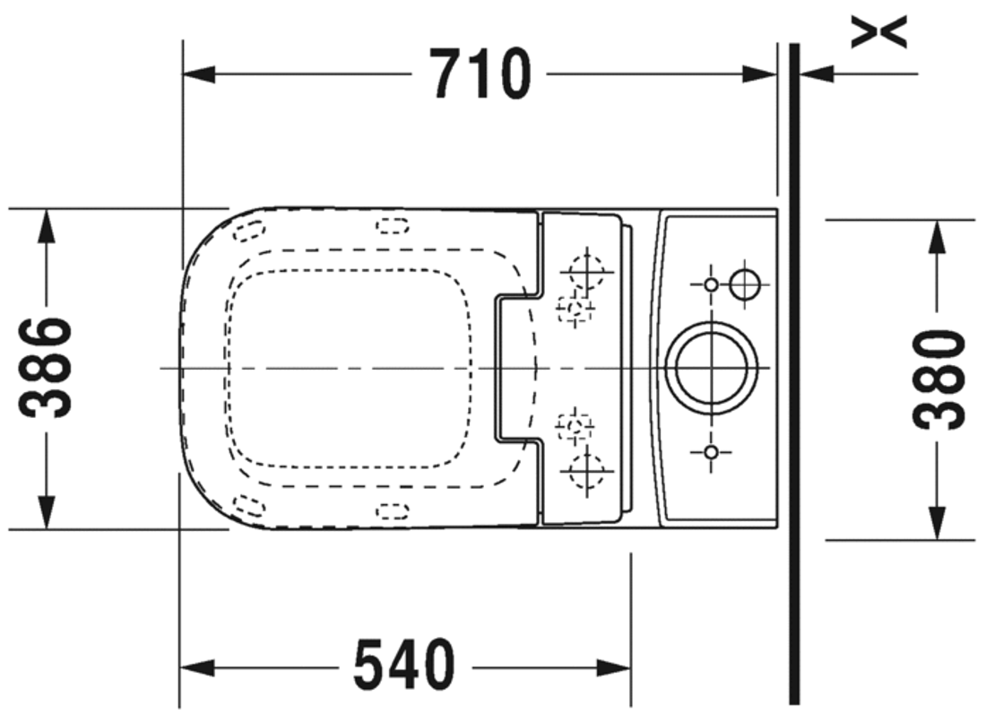 Slika od P3 Comforts Two-piece toilet