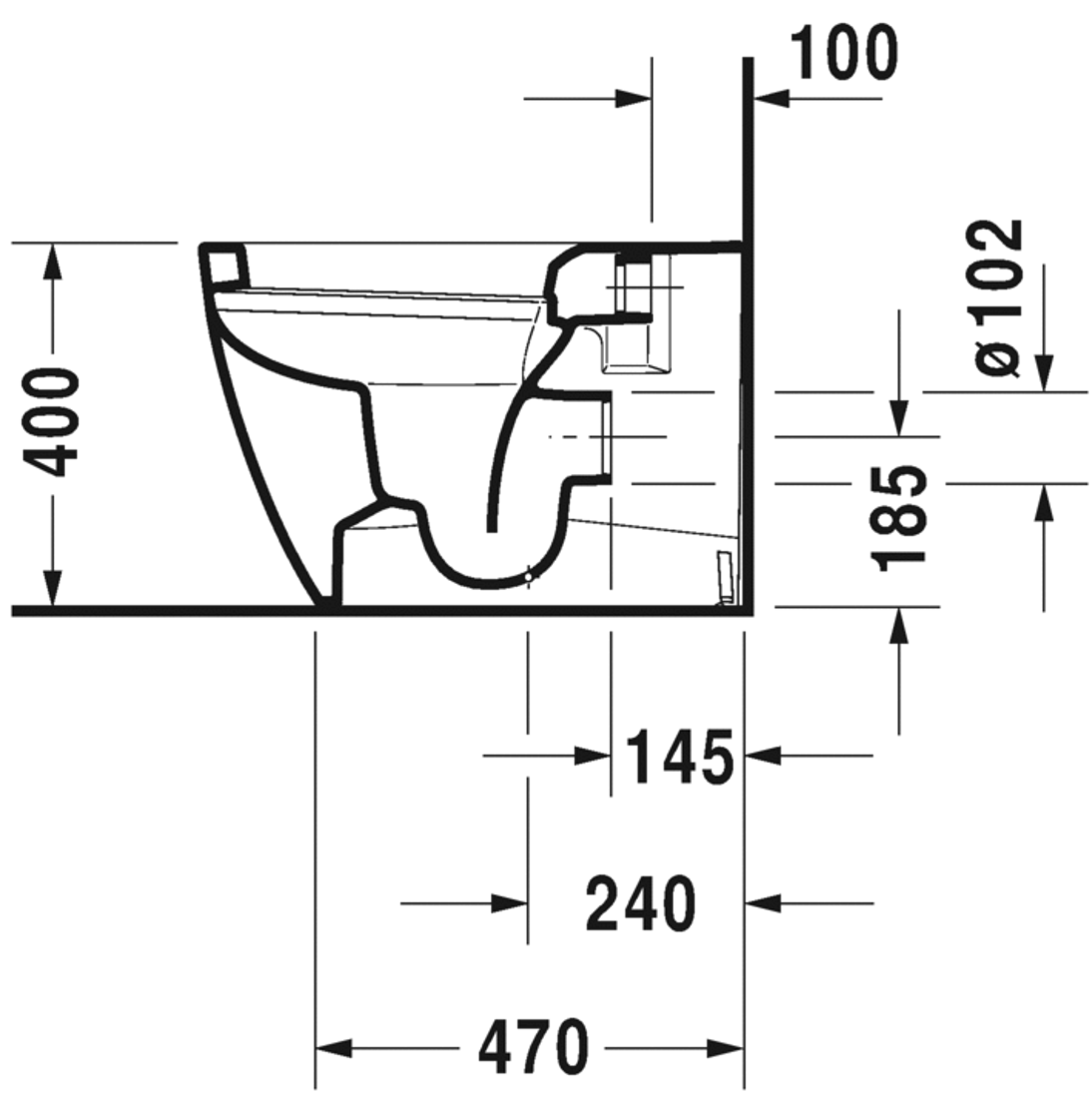 Slika od ME by Starck Toilet floor standing