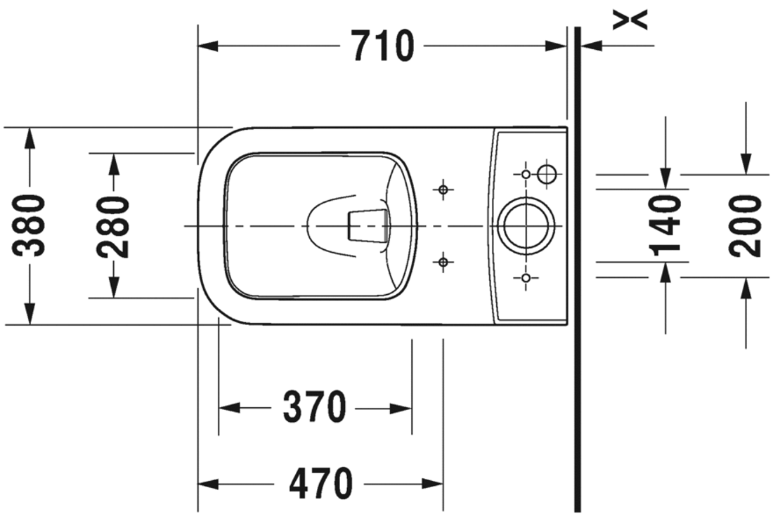 Slika od P3 Comforts Two-piece toilet