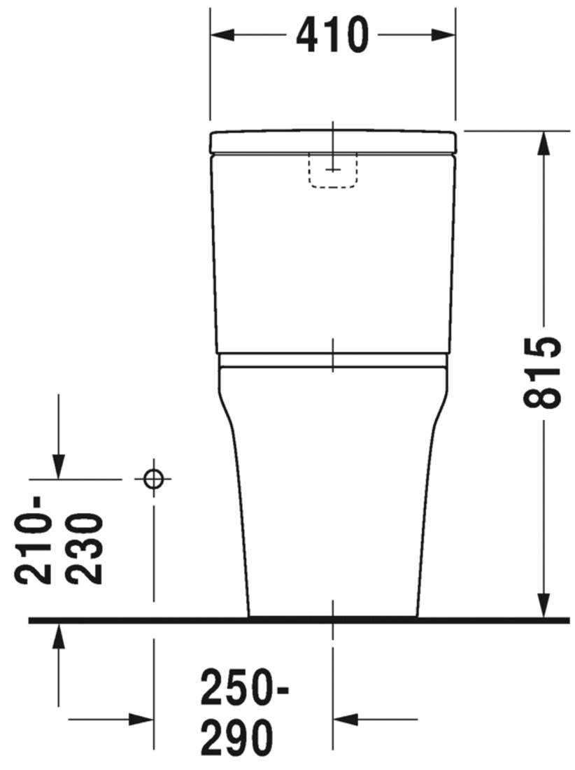 Slika od P3 Comforts Two-piece toilet