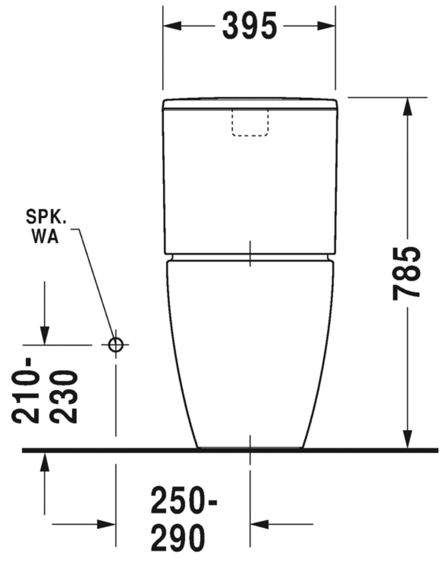 Slika od ME by Starck Two-piece toilet