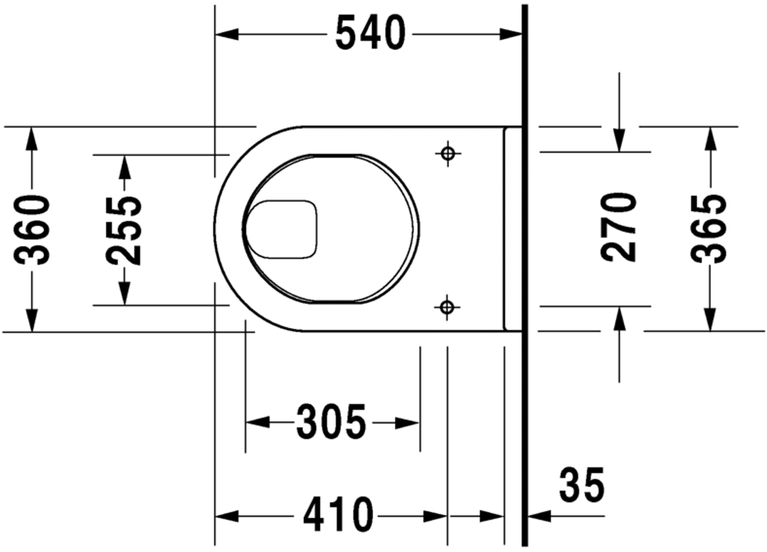 Slika od Starck 3 Toilet wall mounted