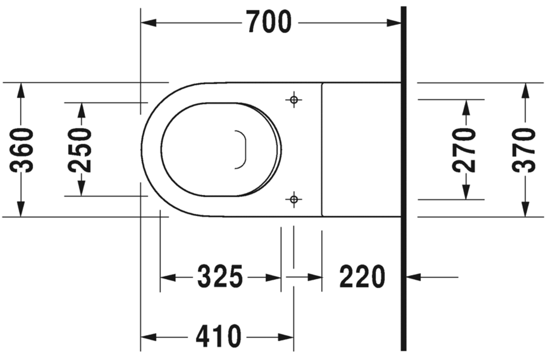 Slika od Starck 3 Toilet wall mounted