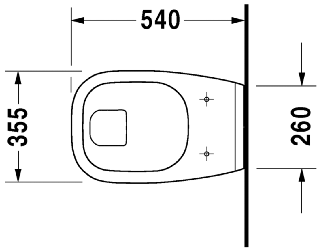 Slika od D-Code Toilet wall mounted