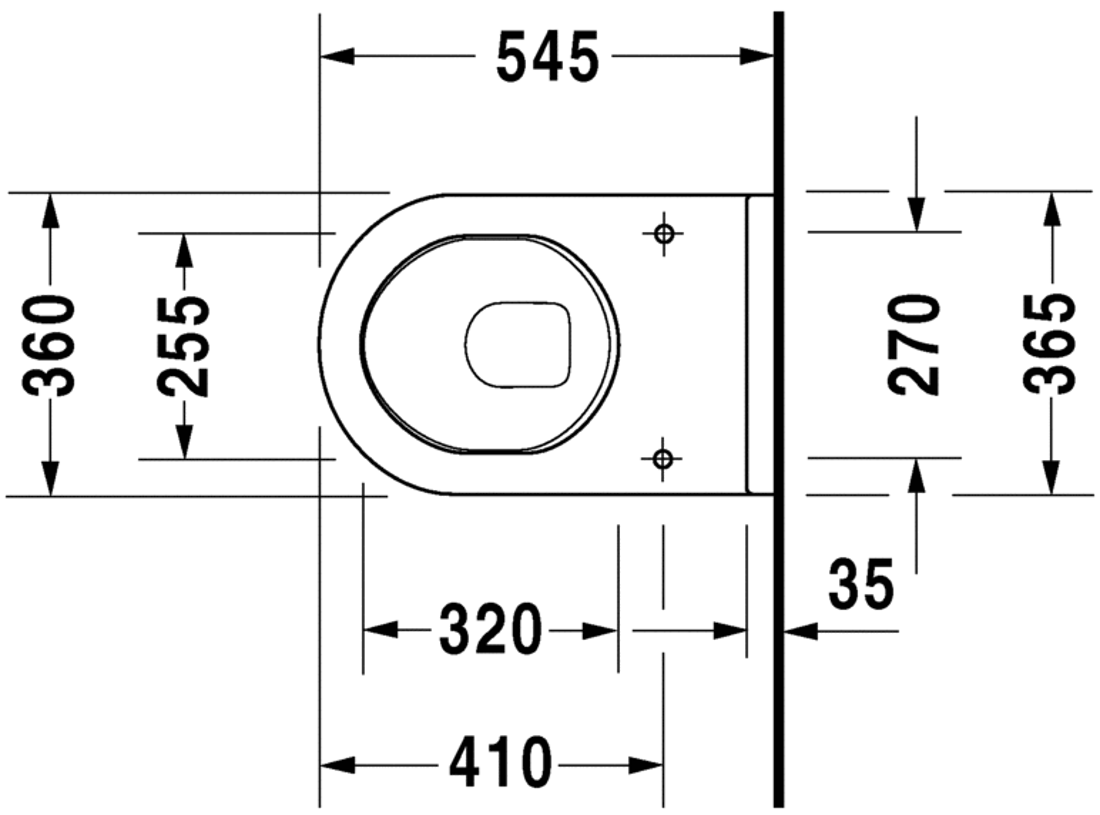 Slika od Starck 3 Toilet wall mounted