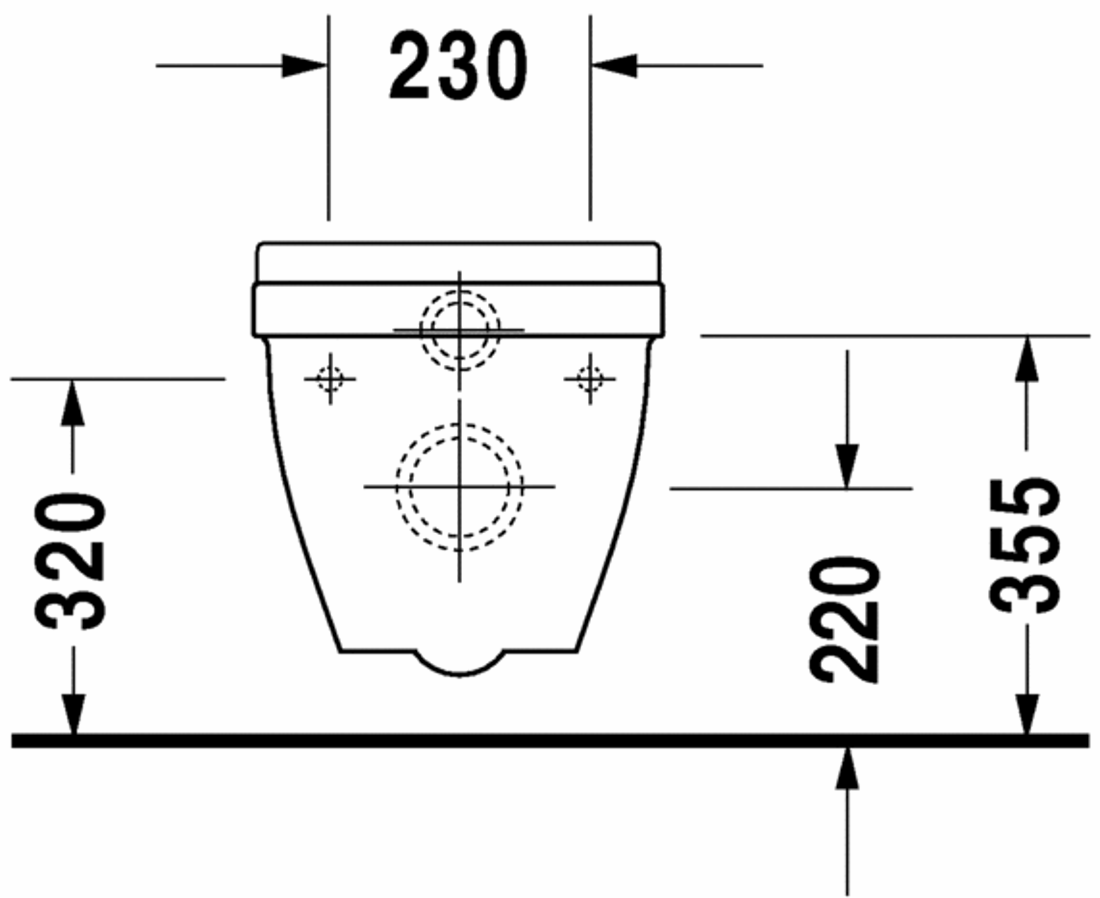 Slika od Starck 3 Toilet wall mounted