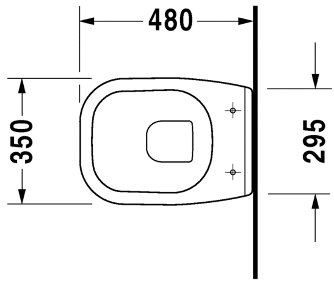 Slika od D-Code Toilet wall mounted Compact