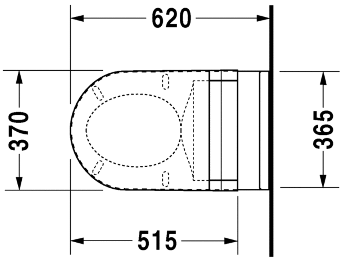 Slika od Starck 3 Toilet wall mounted