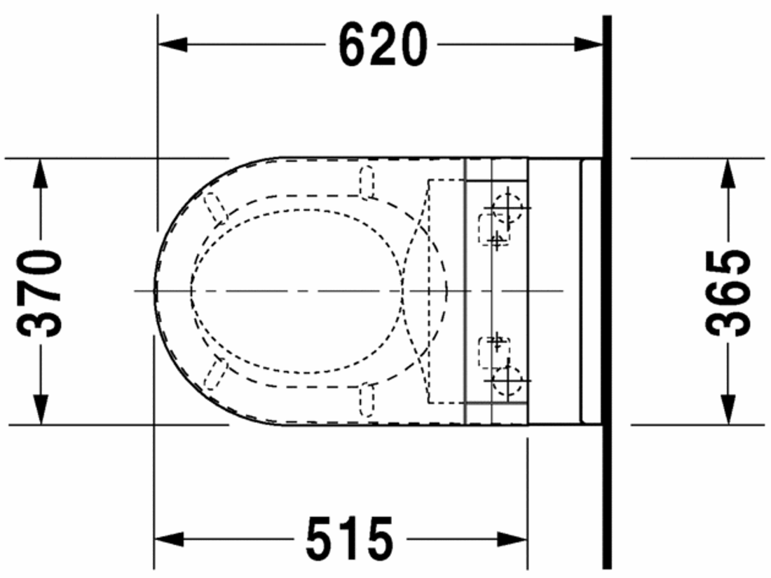 Slika od Starck 3 Toilet wall mounted