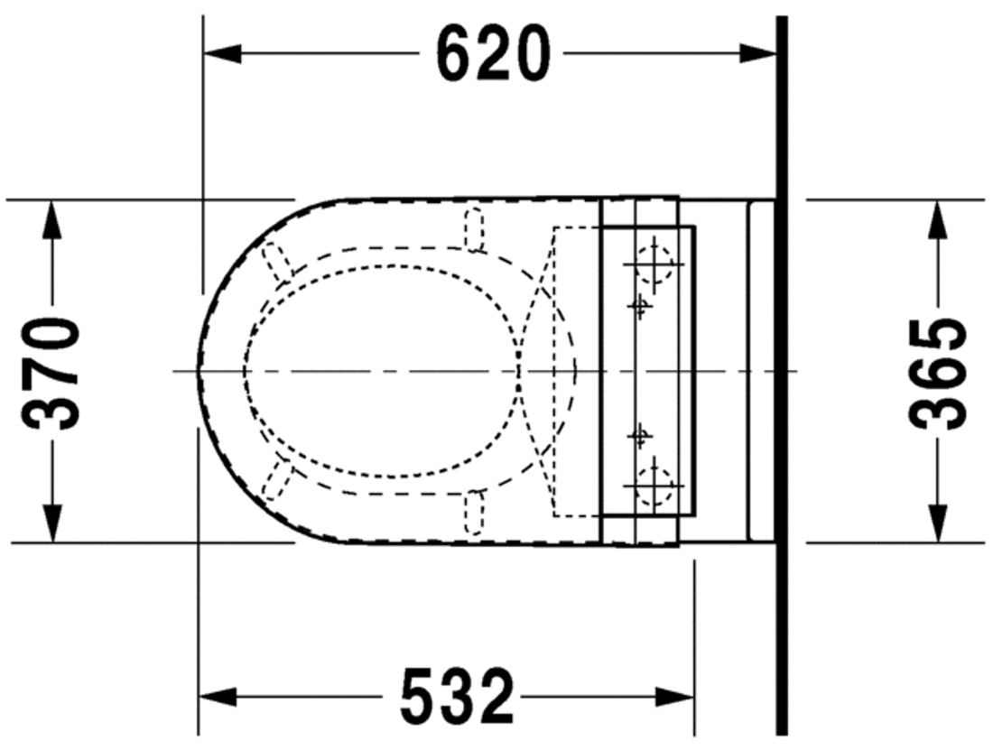 Slika od Starck 3 Toilet wall mounted