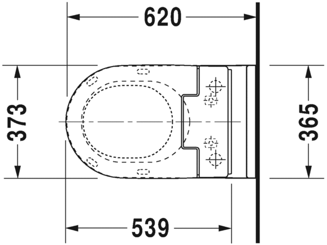 Slika od Starck 3 Toilet wall mounted