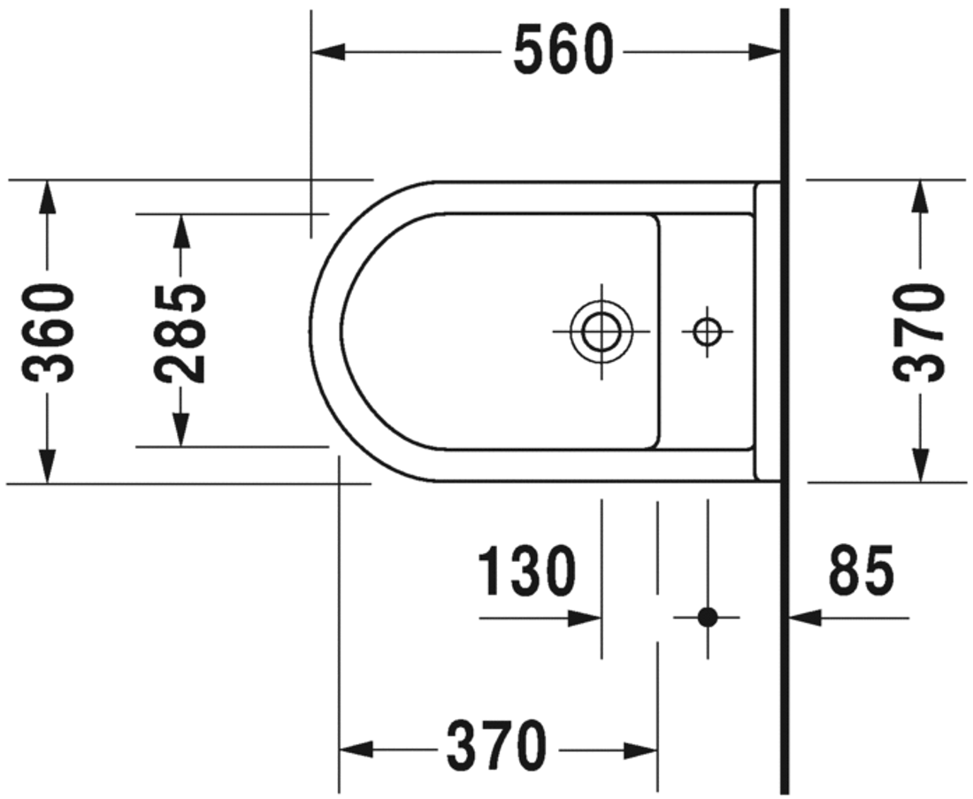 Slika od Starck 3 Bidet floor standing