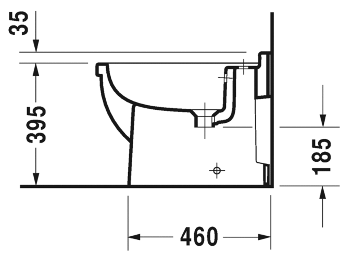 Slika od Starck 3 Bidet floor standing