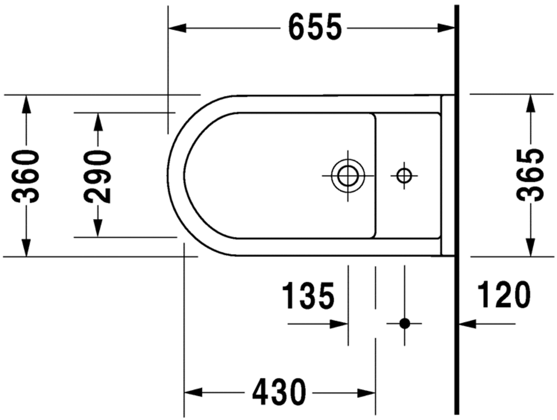 Slika od Starck 3 Bidet floor standing