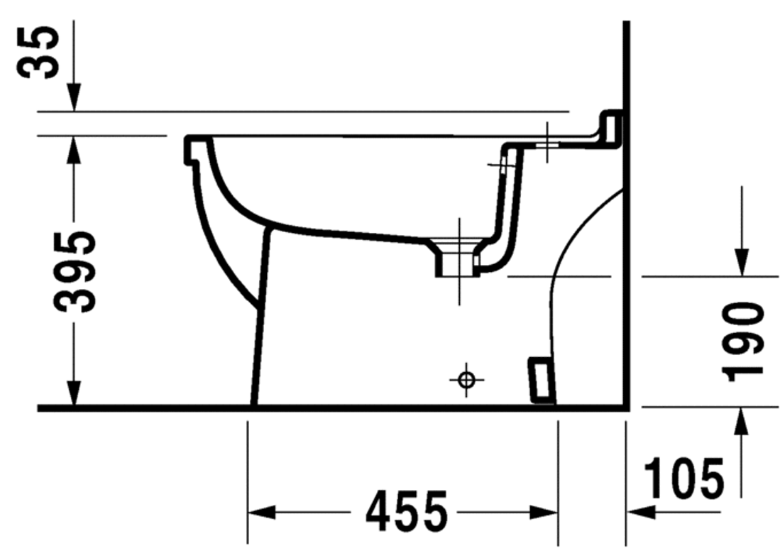 Slika od Starck 3 Bidet floor standing