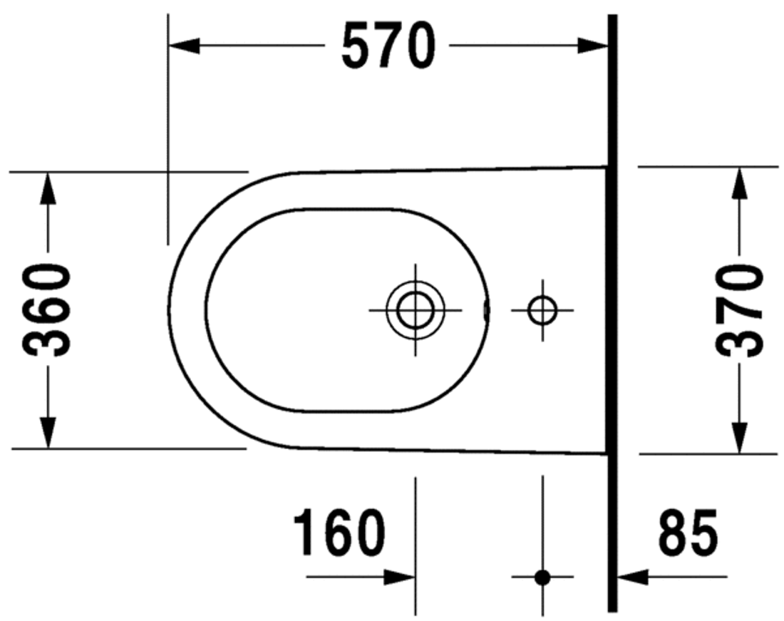 Slika od Starck 2 Bidet floor standing