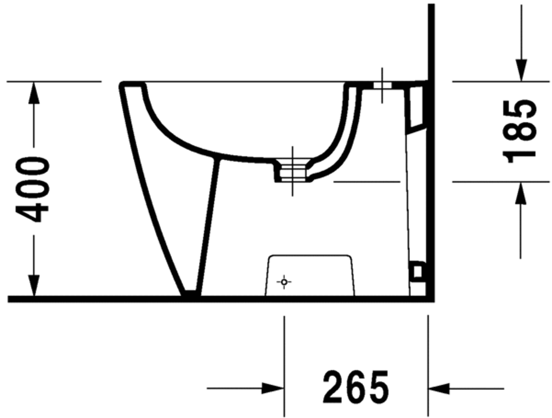 Slika od Starck 2 Bidet floor standing