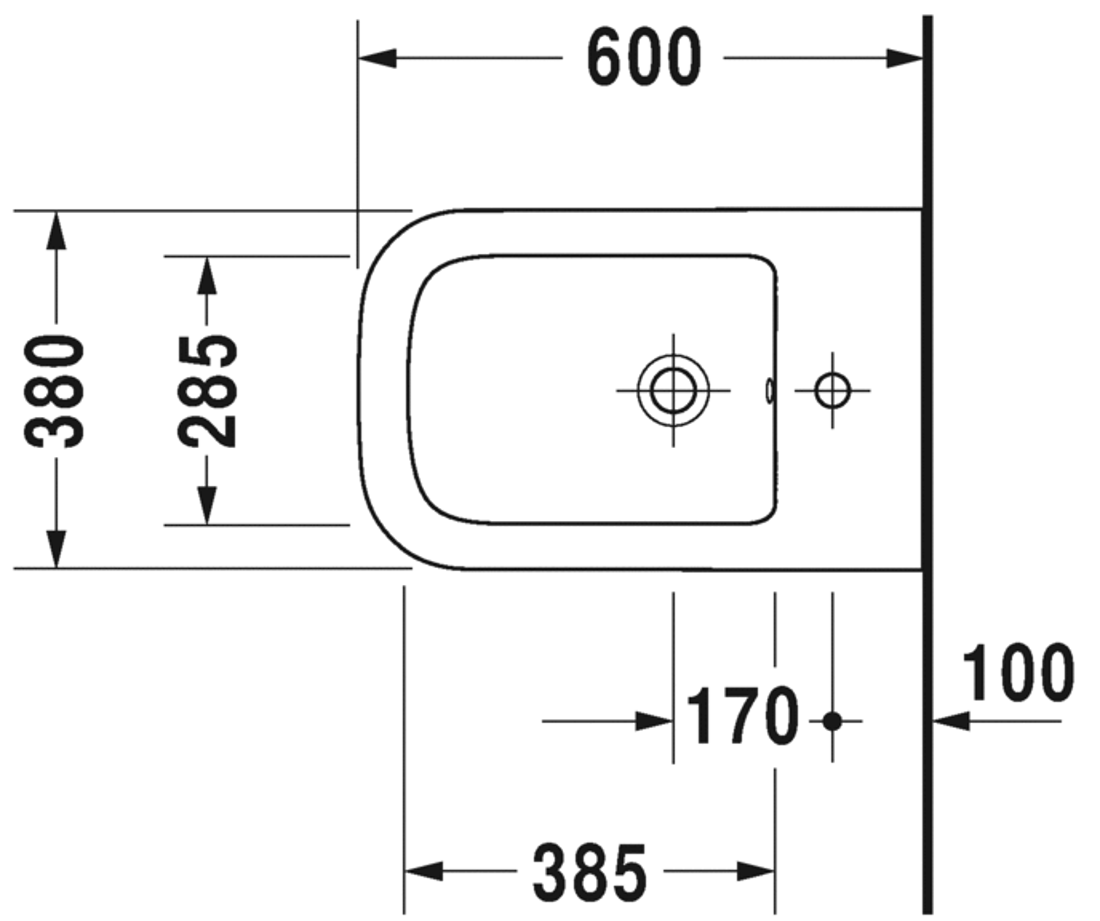 Slika od P3 Comforts Bidet floor standing