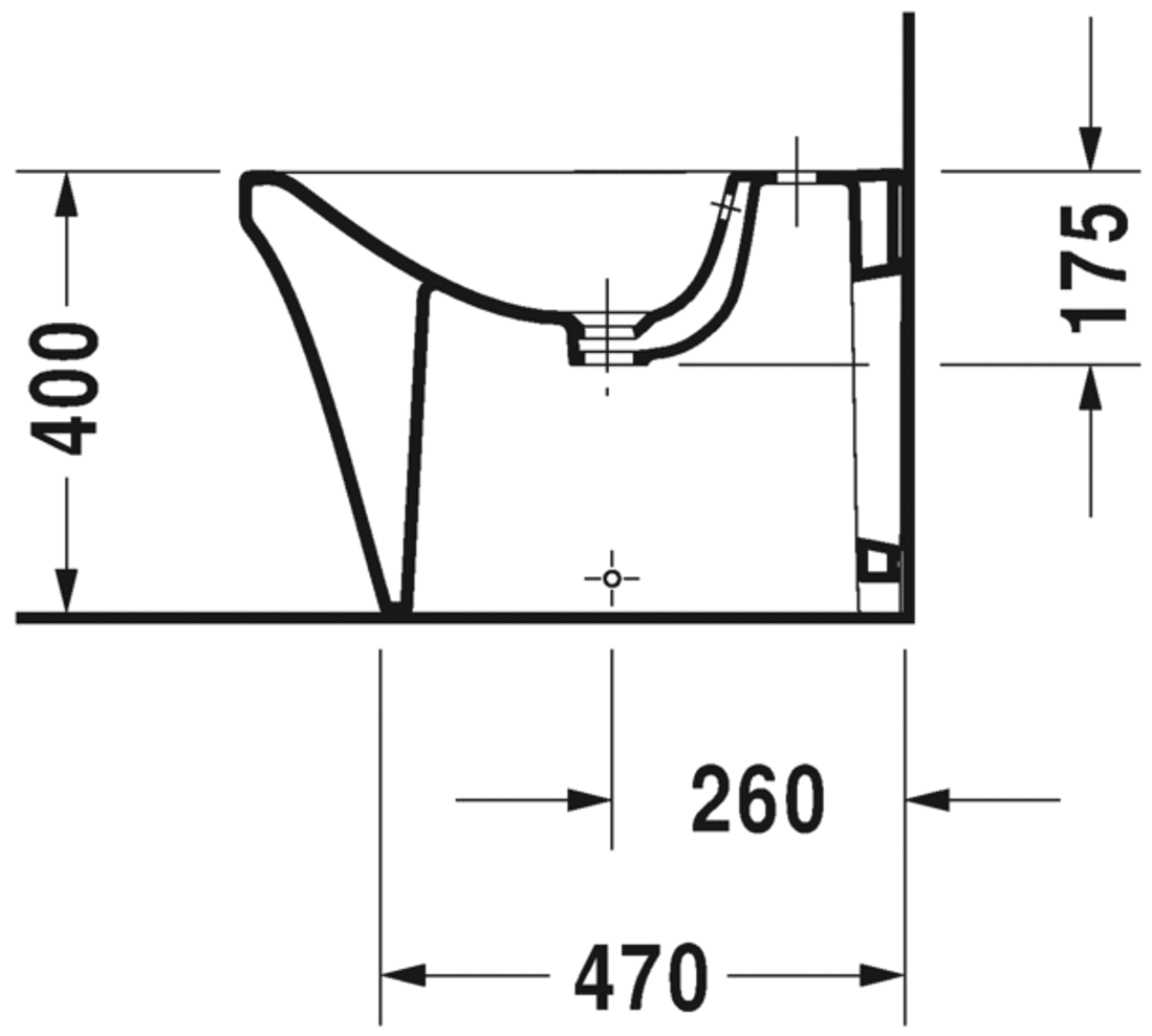 Slika od P3 Comforts Bidet floor standing