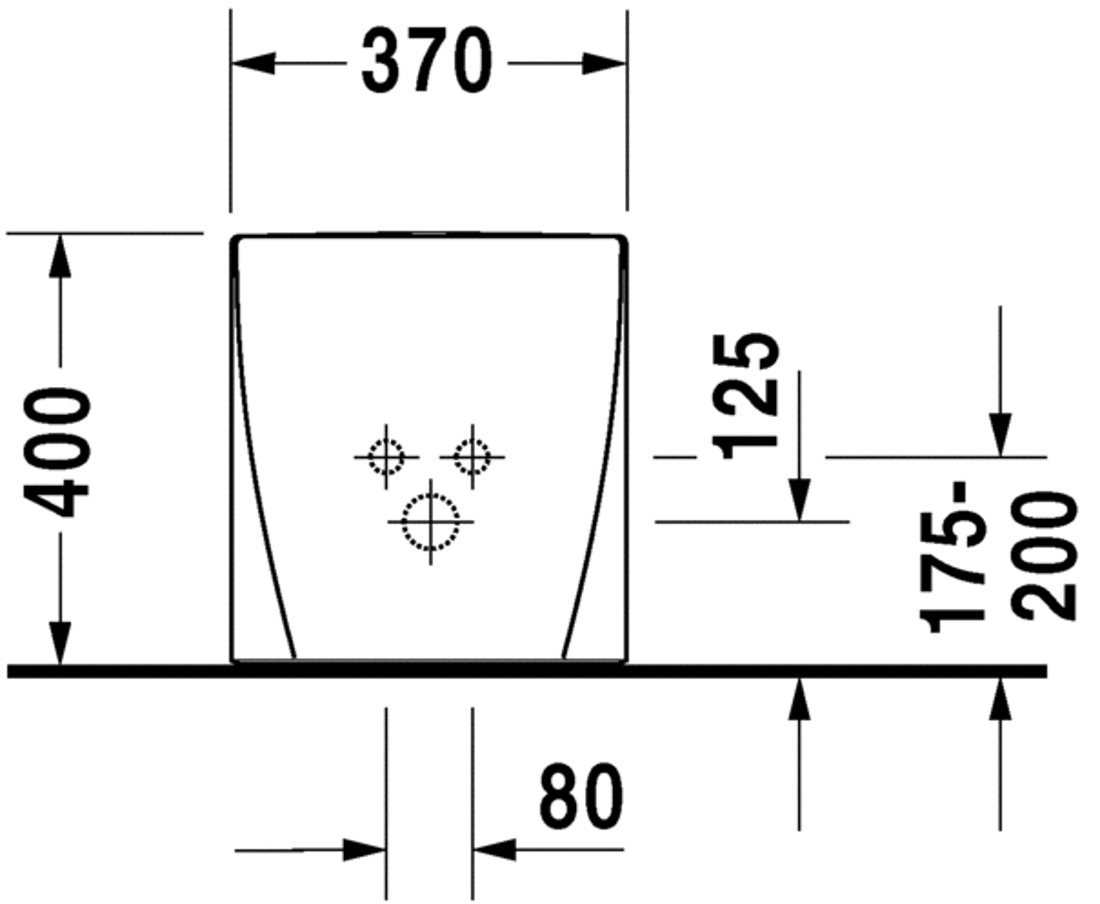 Slika od Starck 2 Bidet floor standing