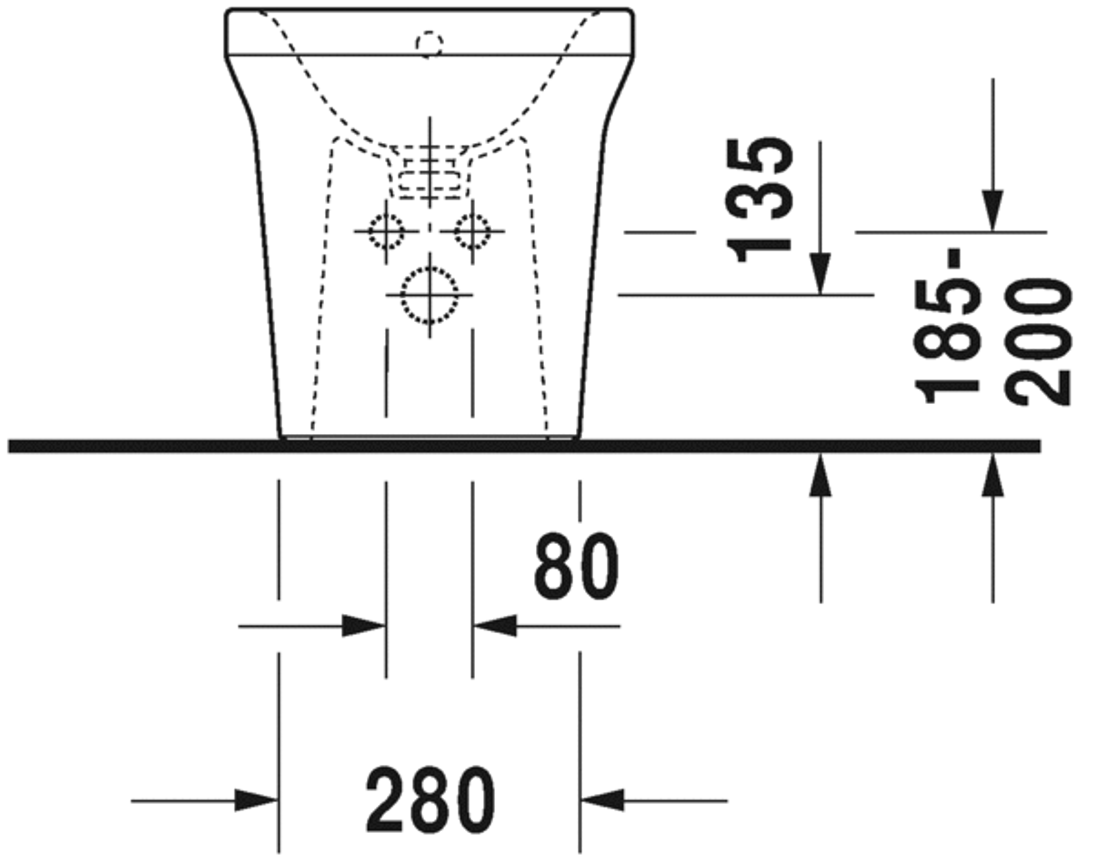 Slika od P3 Comforts Bidet floor standing