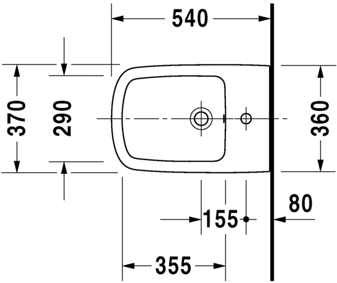 Slika od DuraStyle Bidet wall mounted