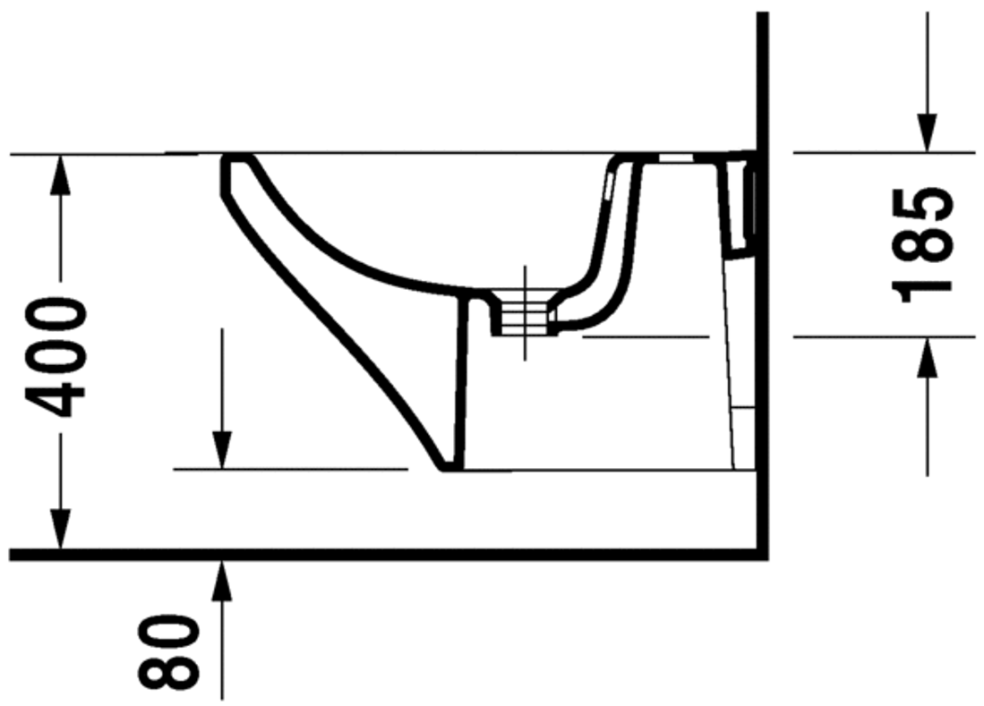 Slika od DuraStyle Bidet wall mounted