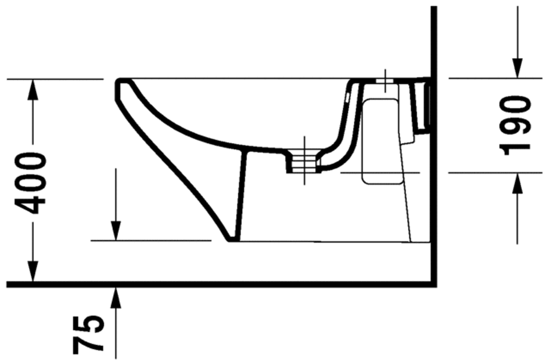 Slika od DuraStyle Bidet wall mounted