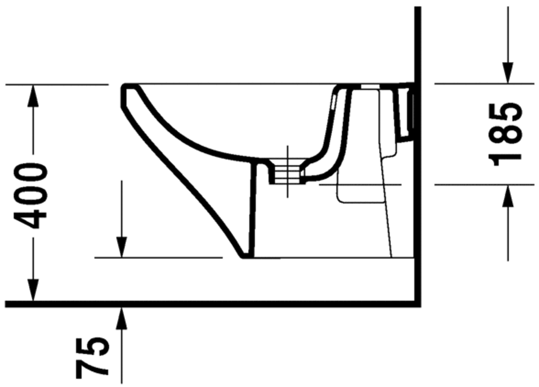 Slika od DuraStyle Bidet wall mounted