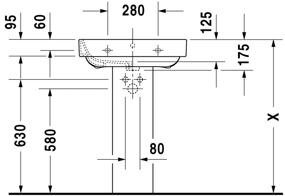 Slika od Happy D.2 Washbasin 60