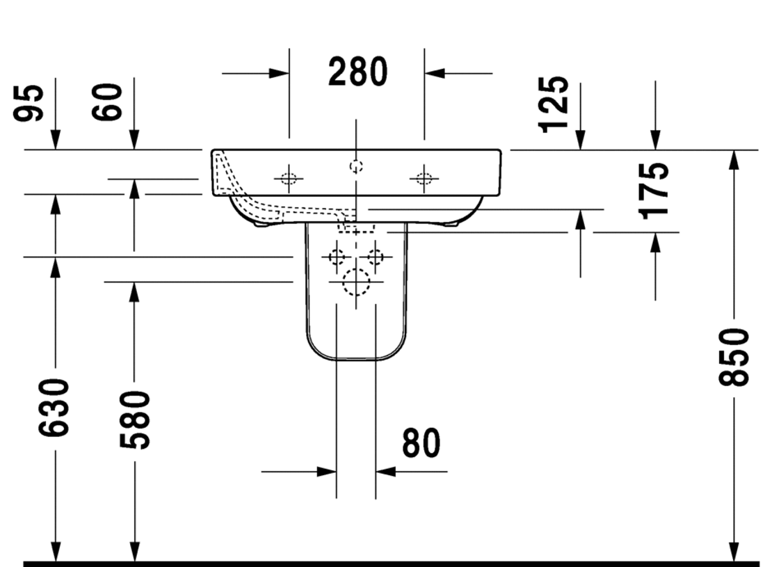 Slika od Happy D.2 Washbasin 60