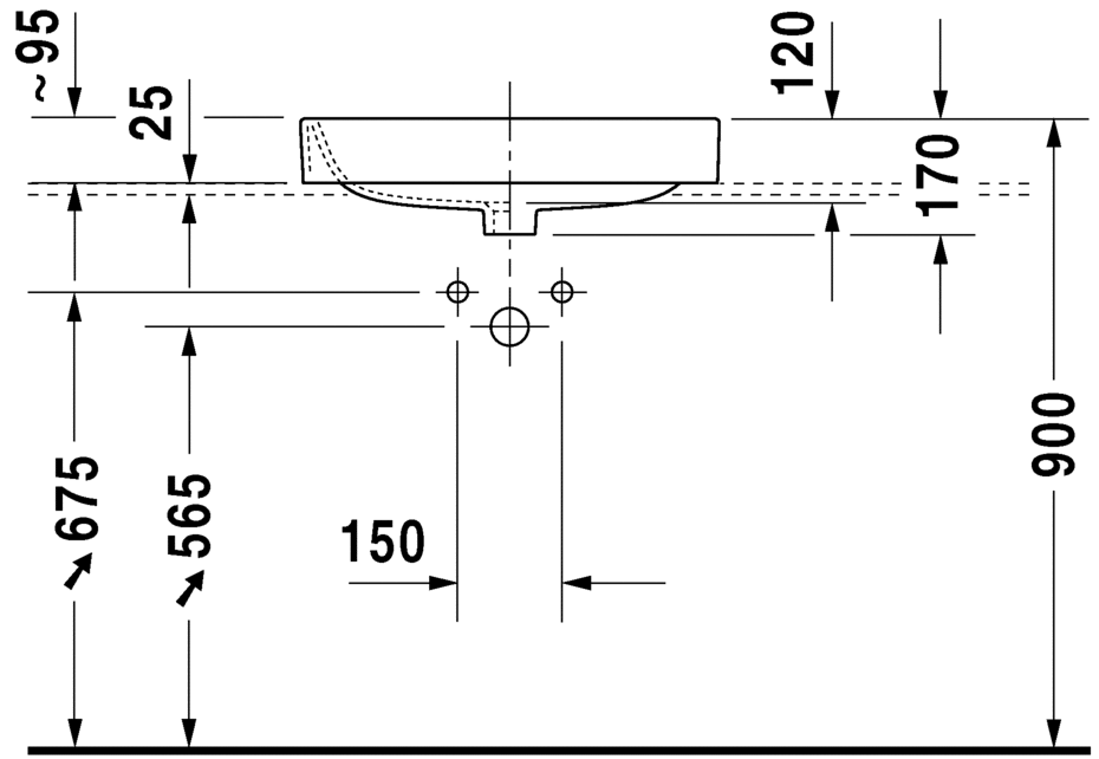 Slika od Happy D.2 Above counter basin 60